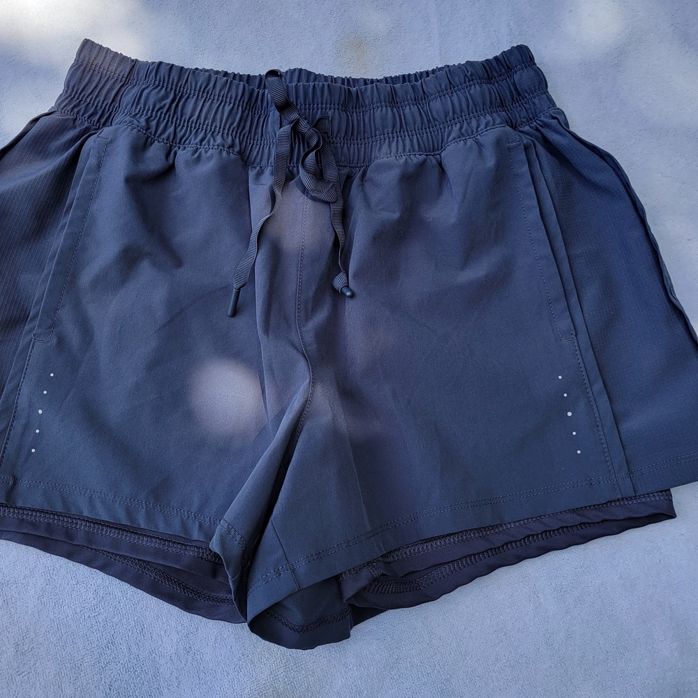 Layer 8 Gray Athletic Shorts Lightweight Breathable Design